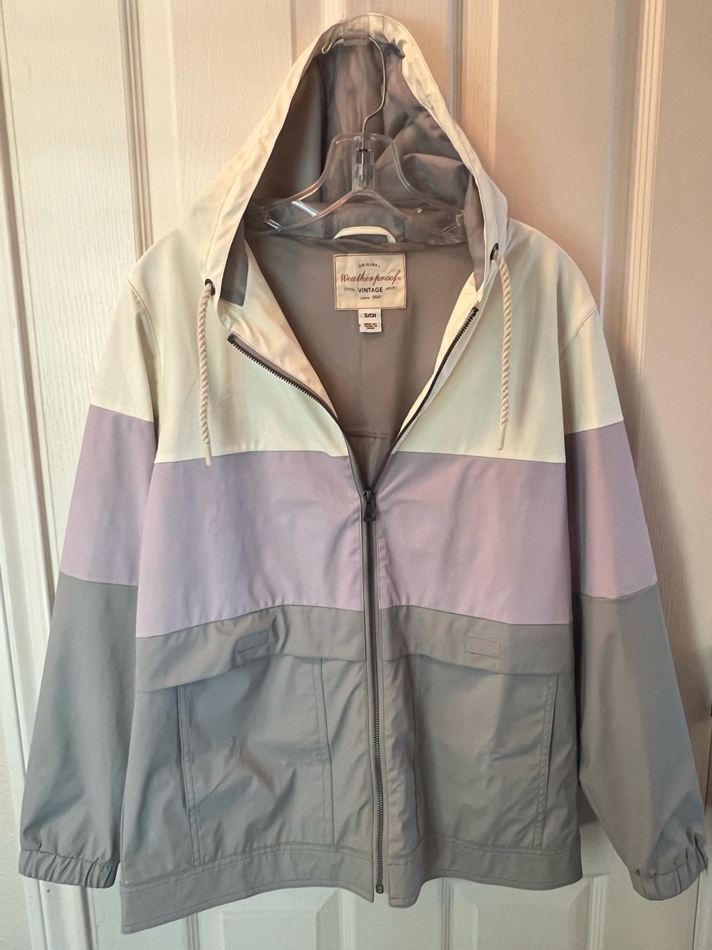Weatherproof Vintage Women’s Hooded Windbreaker Jacket